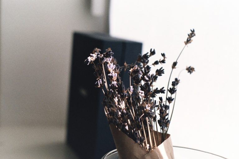 Living with unresolved conflict - Lavendar in front of a winder