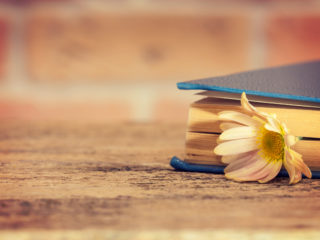 book-flower-bookmark