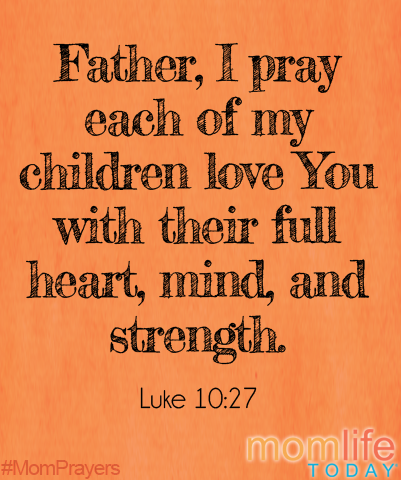 Prayer for my childs heart