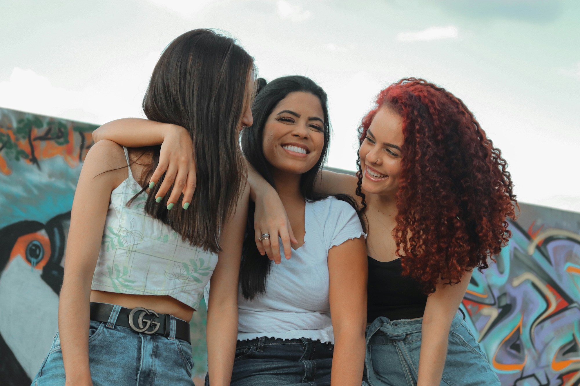 How to Pursue Your Children's Friends - 3 teen girls laughing in a group