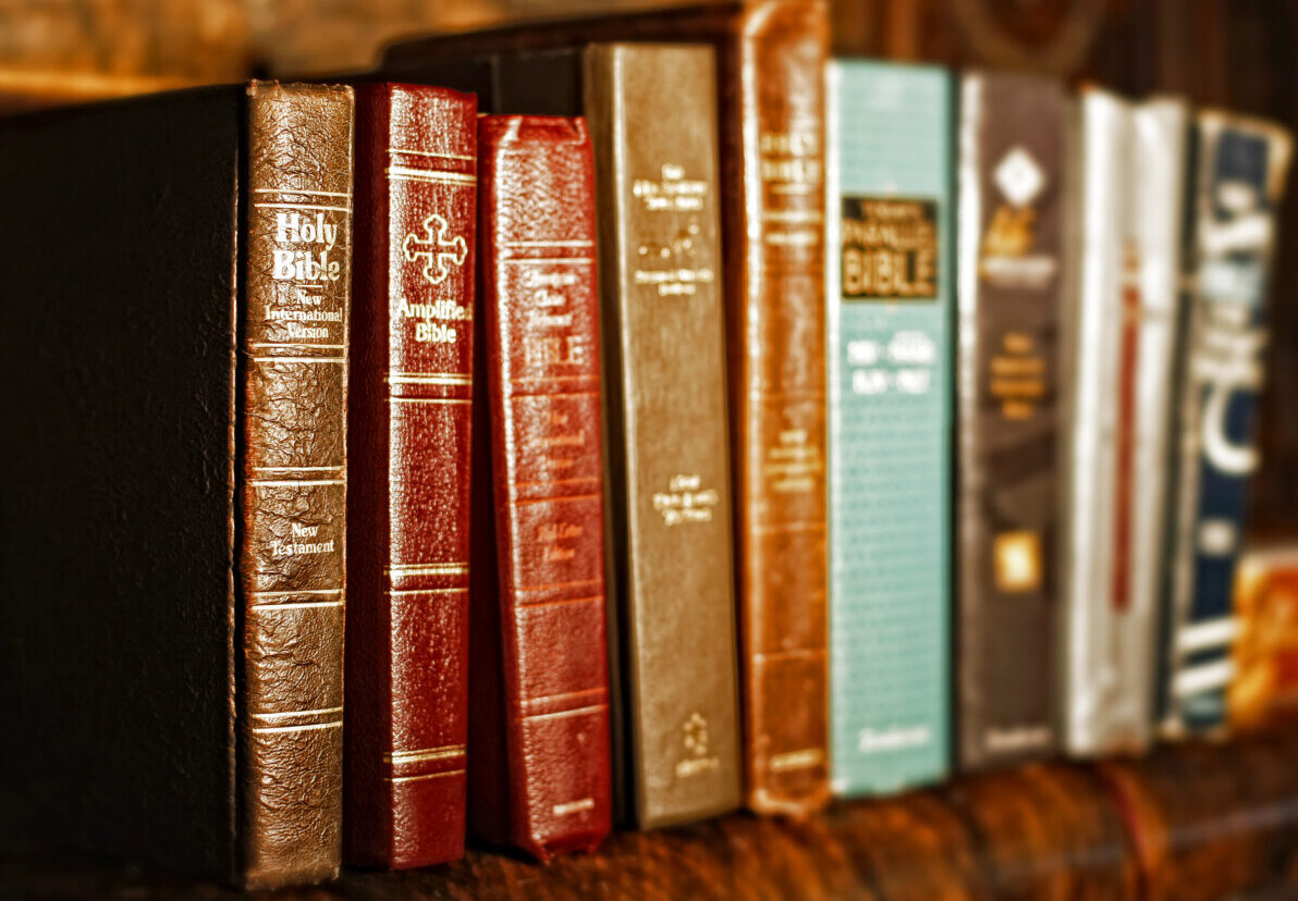 Bibles-on-shelf
