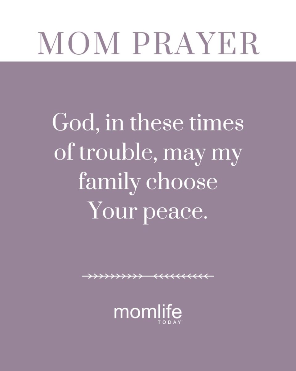A prayer for god's peace