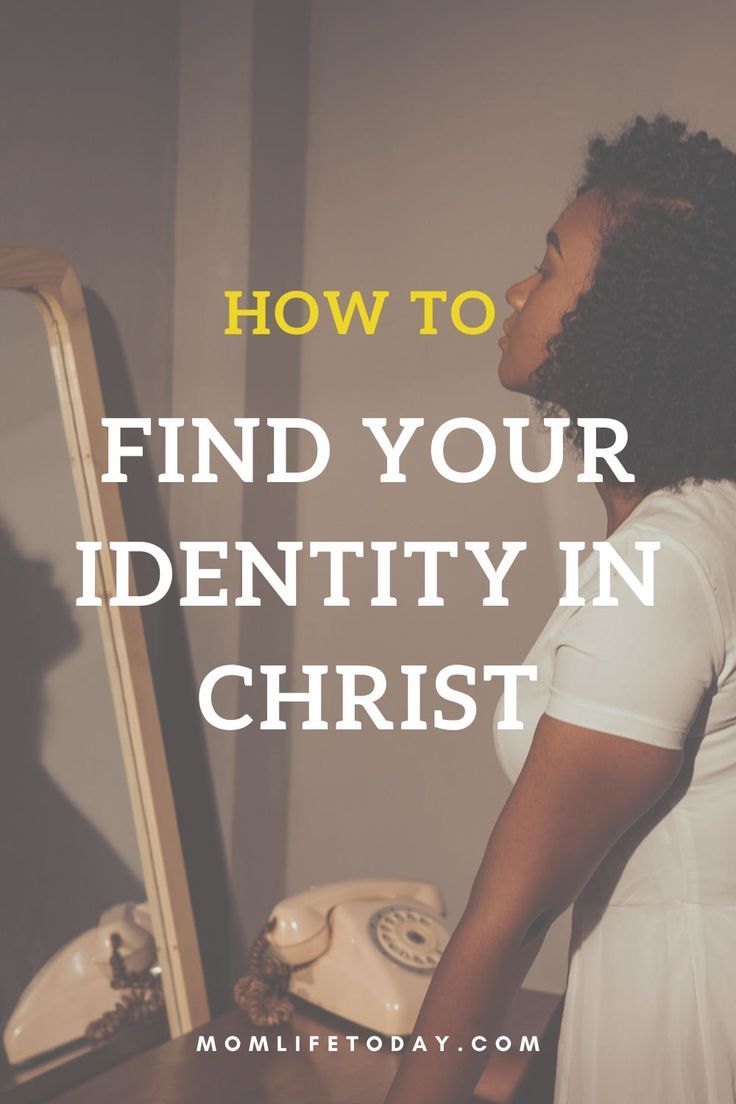 why is it important to know your identity in christ: Woman with black curly hair staring into mirror