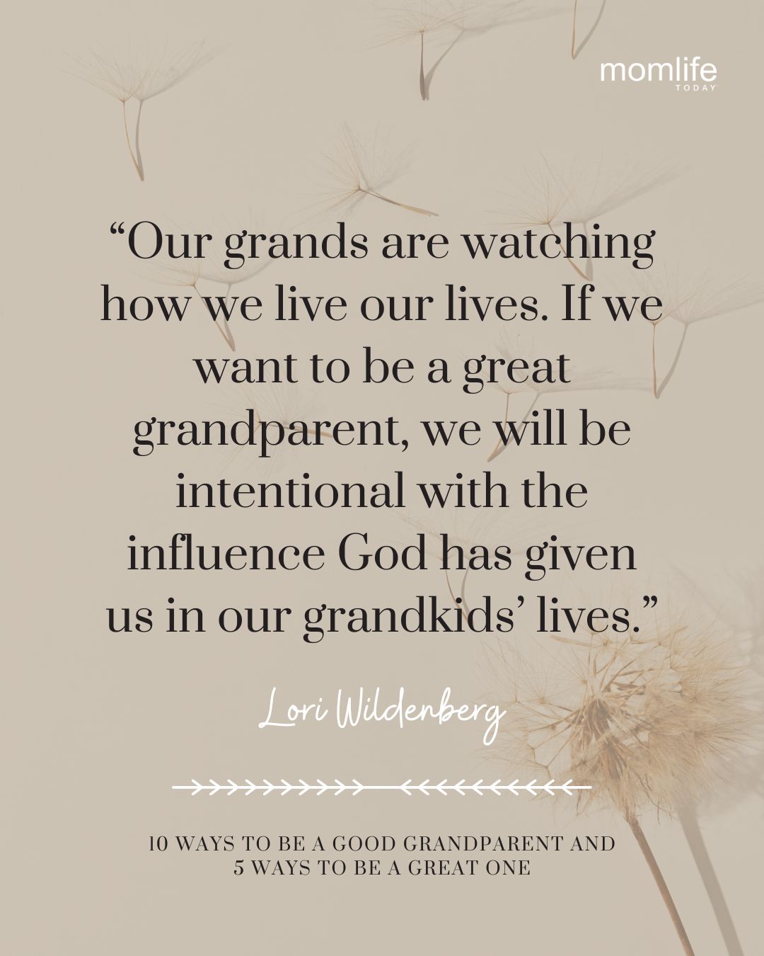 How to be a good grandparent quote