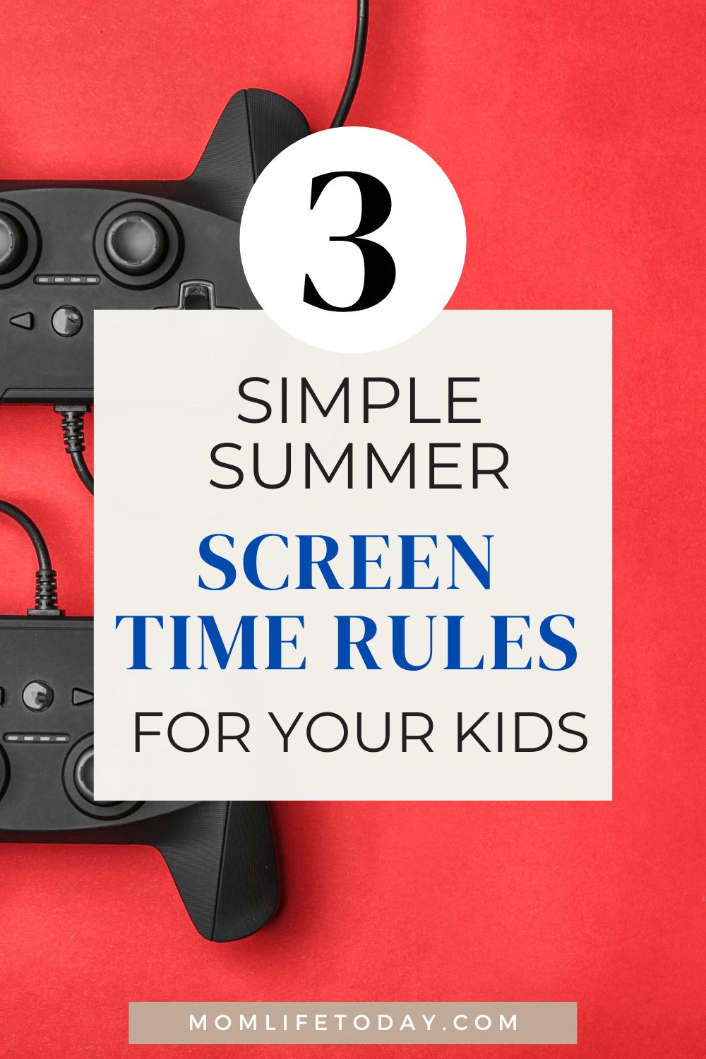 Summer screen time rules