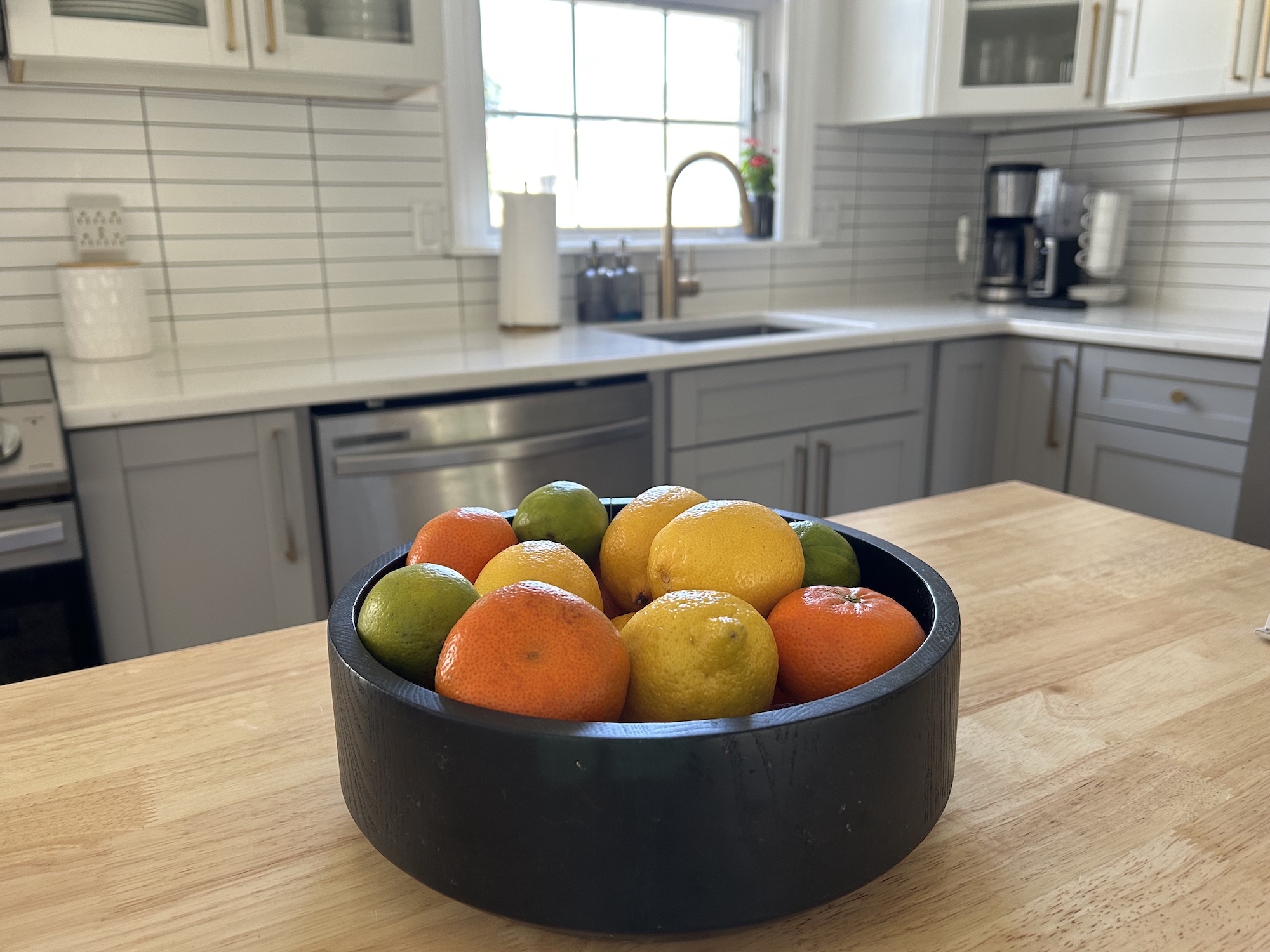 bowl of fruit in kitchen