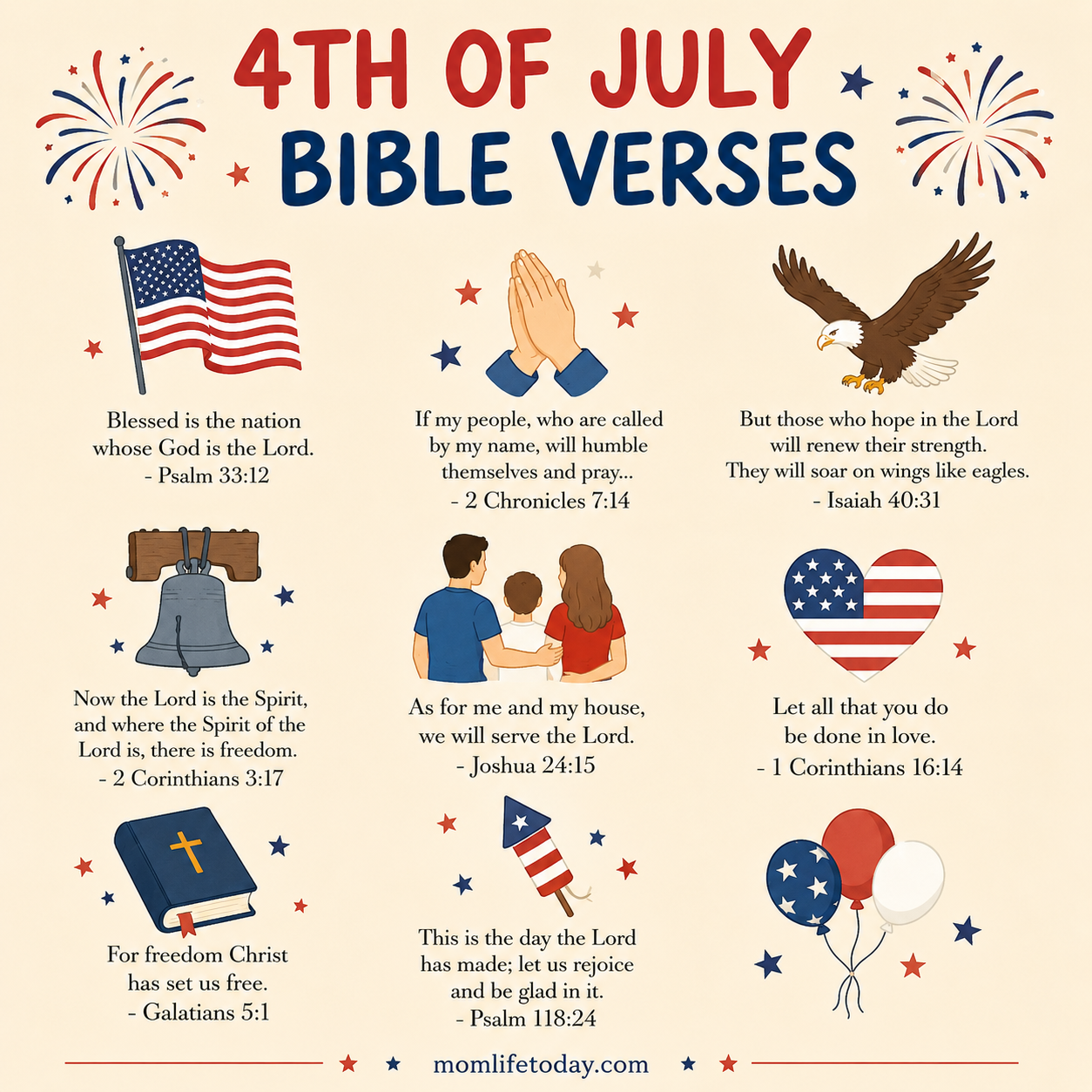 4th of July Bible Verses