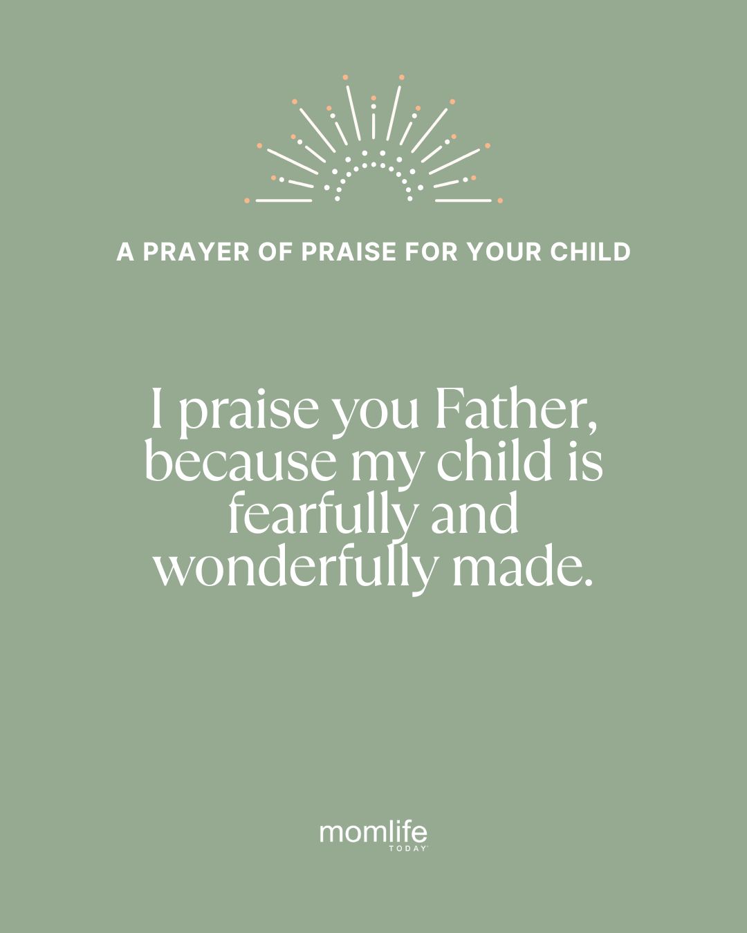 Mom Prayer for my child - strong-willed child