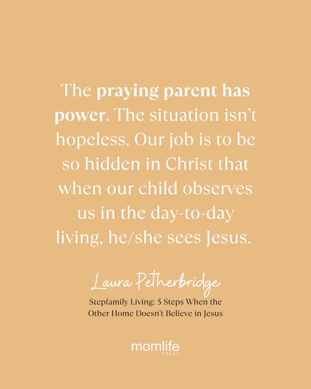 Christian co-parenting with non-believers