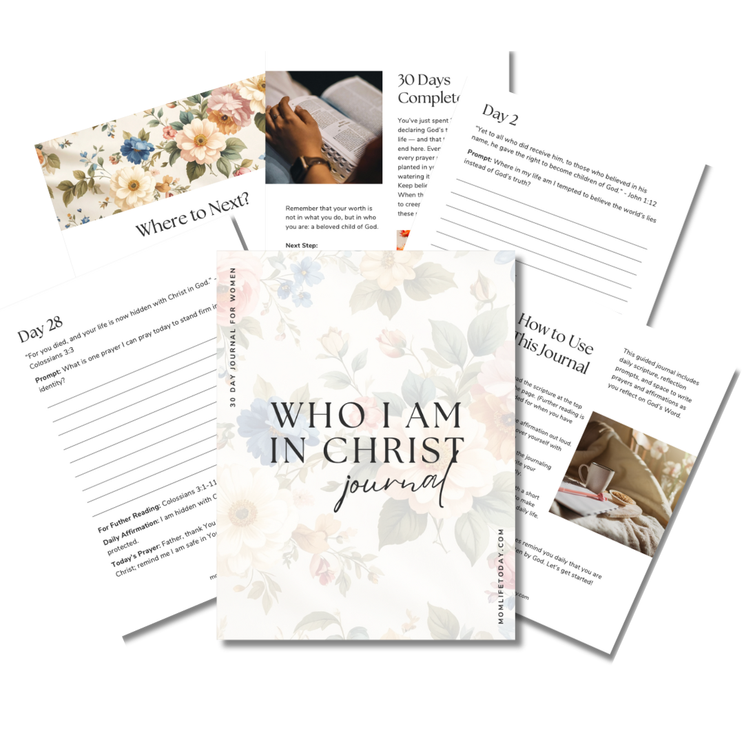 Who I Am in Christ PDF Journal