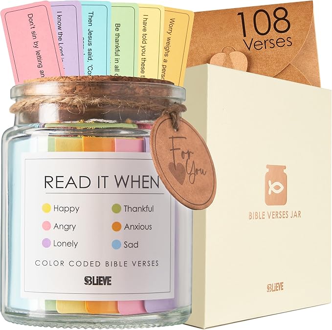Bible verse jar for moms - Christian mother's day gifts