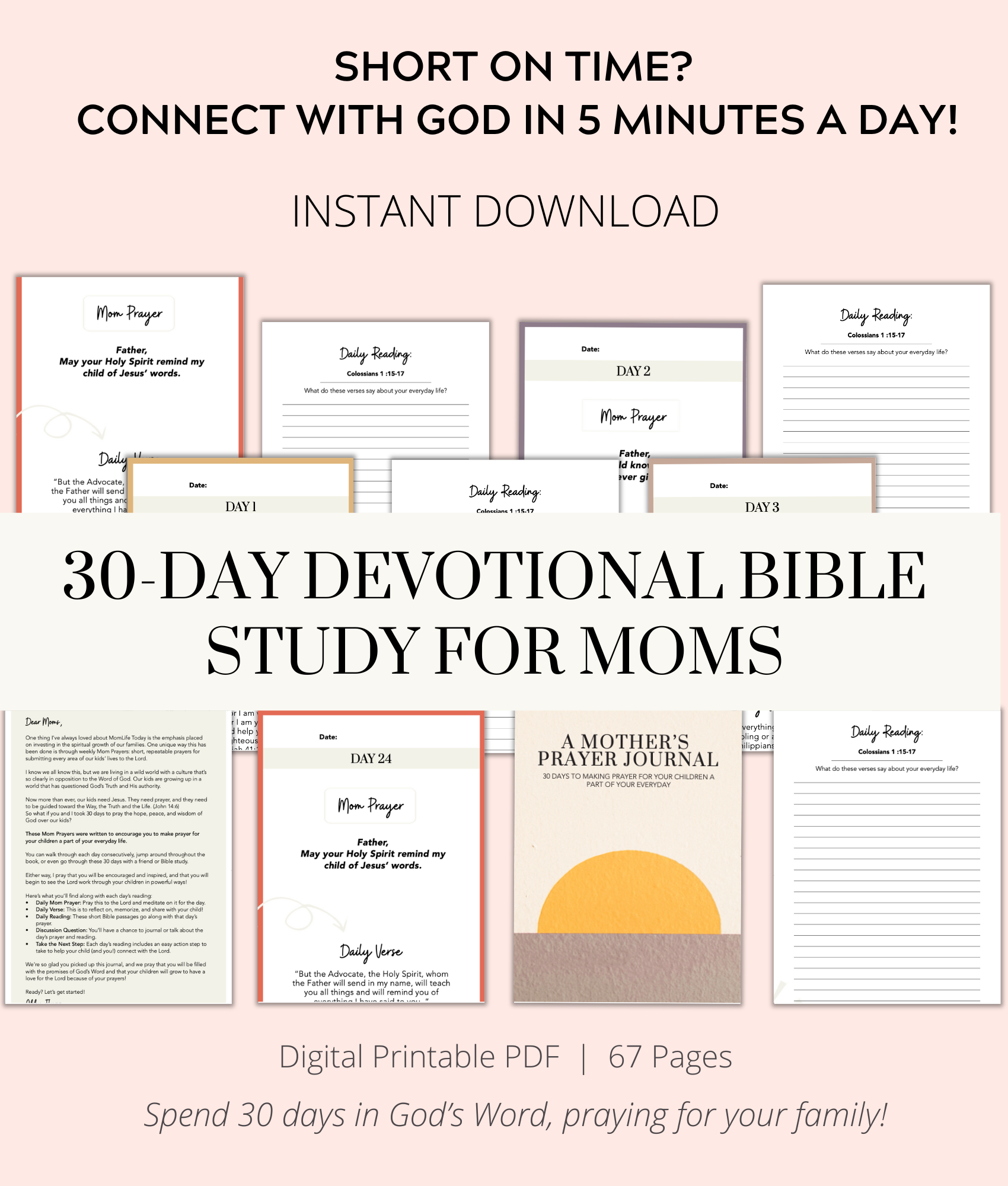 Mom Prayers Devotional Study for Christian Women