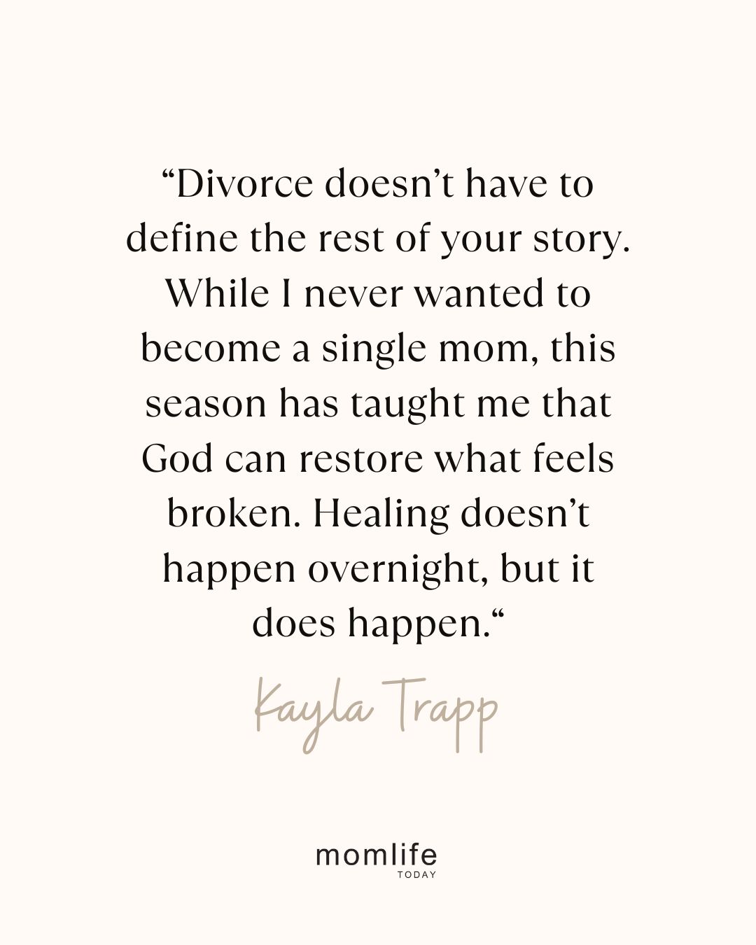 Single Motherhood Single motherhood quote for christian moms