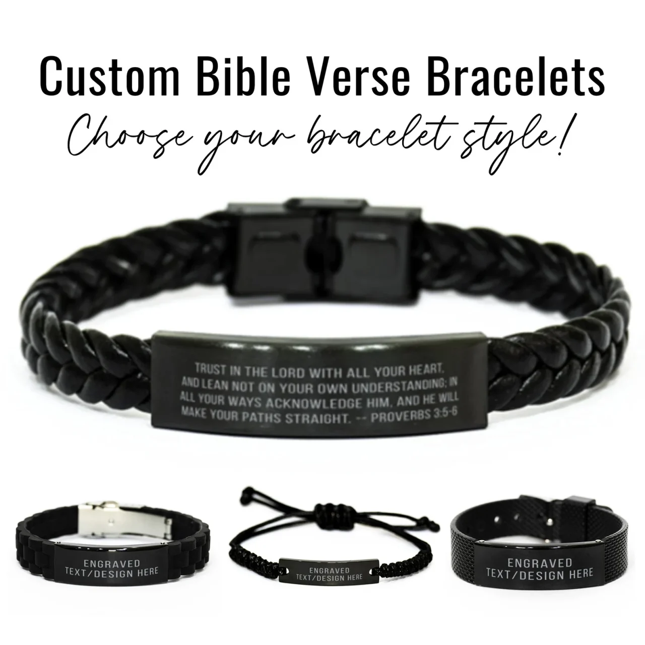 custom bible verse bracelet